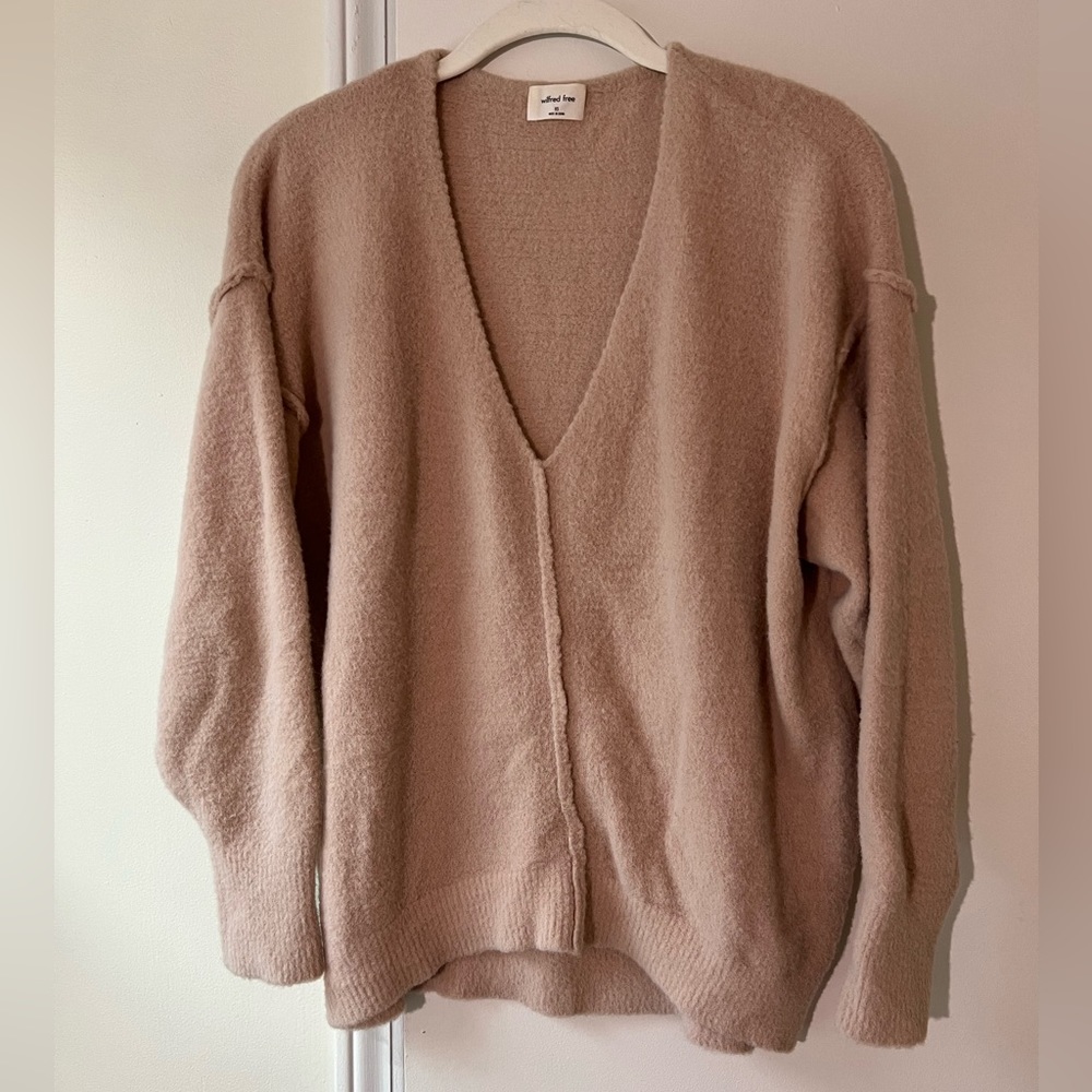 (XS) Aritzia Wilfred Free blush pink sweater